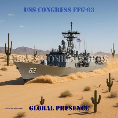 USS CONGRESS FFG-63 DESERT DIGITAL IMAGE