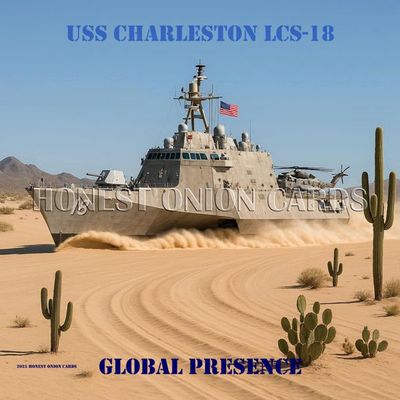 USS CHARLESTON LCS-18 DESERT DIGITAL IMAGE