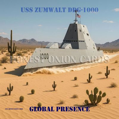 USS ZUMWALT DDG-1000 DESERT DIGITAL IMAGE