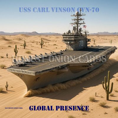 USS CARL VINSON CVN-70 DESERT DIGITAL IMAGE