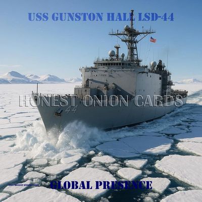 USS GUNSTON HALL LSD-44 ARCTIC DIGITAL IMAGE
