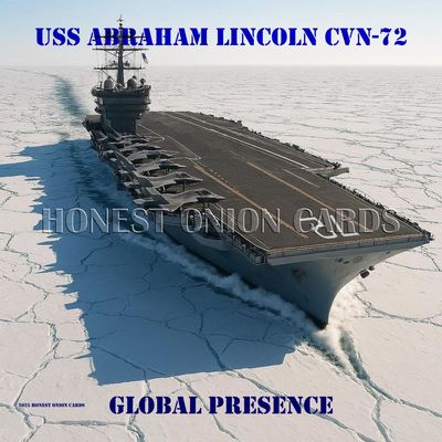 USS ABRAHAM LINCOLN CVN-72 ARCTIC DIGITAL IMAGE