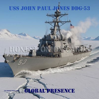 USS JOHN PAUL JONES DDG-53 ARCTIC DIGITAL IMAGE