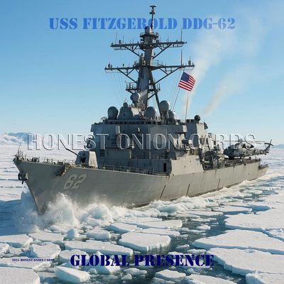 USS FITZGERALD DDG-62 ARCTIC DIGITAL IMAGE
