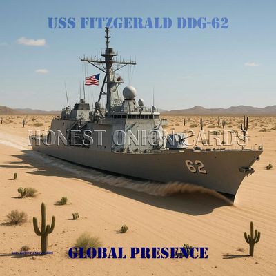 USS FITZGERALD DDG-62 DESERT DIGITAL IMAGE