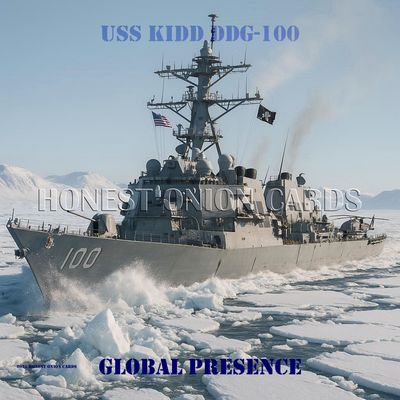 USS KIDD DDG-100 ARCTIC DIGITAL IMAGE