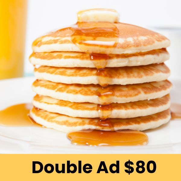 Pancake Supper Double Ad