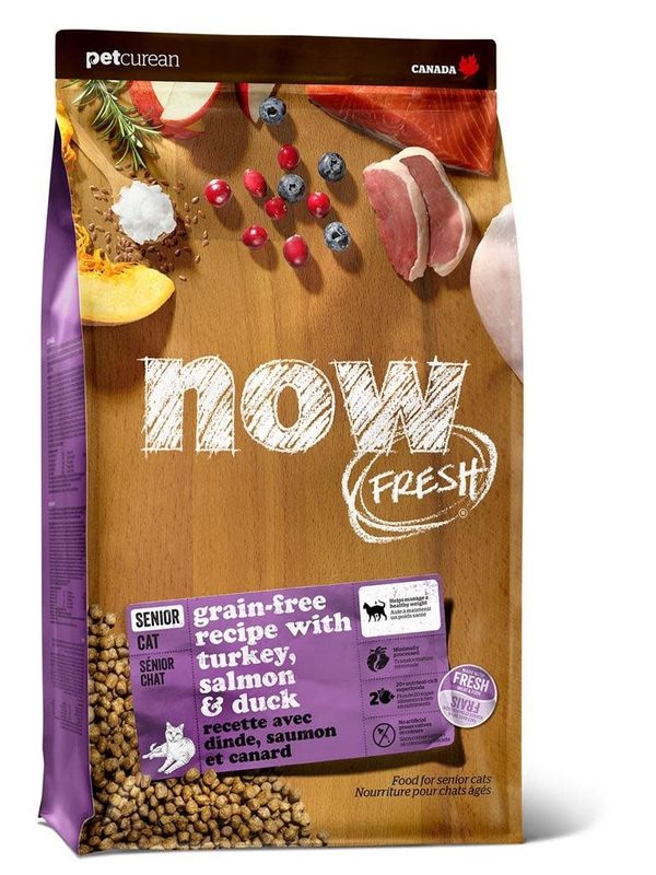 Now Fresh - Turkey Salmon Duck Senior Cat