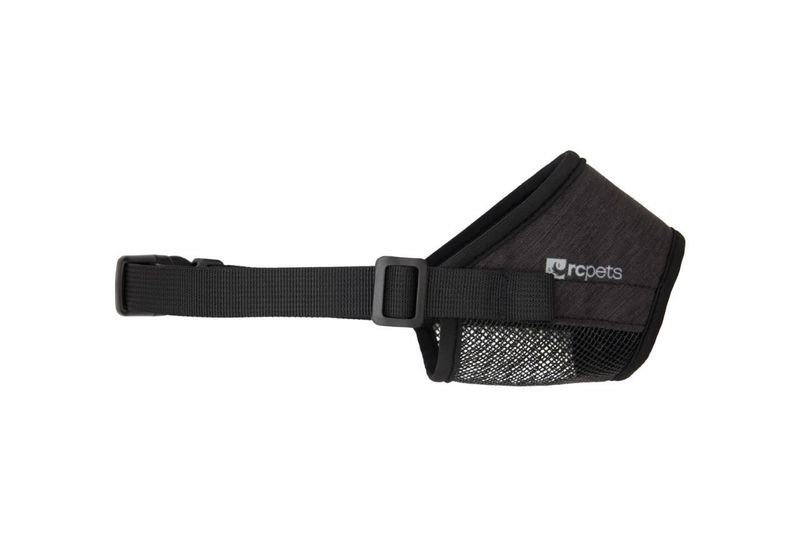 RC Pets - Soft Fit Muzzle Heather Black
