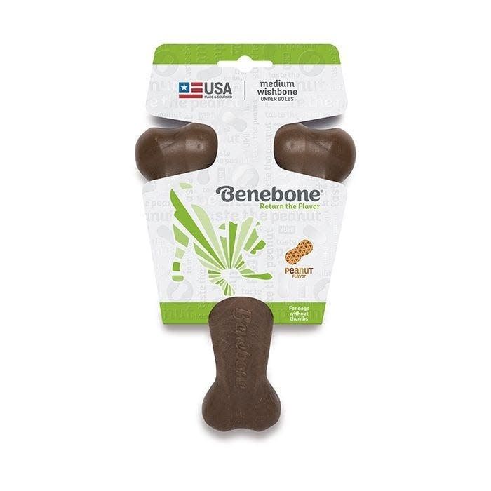 Benebone - Wishbone Peanut Butter Chew Toy 