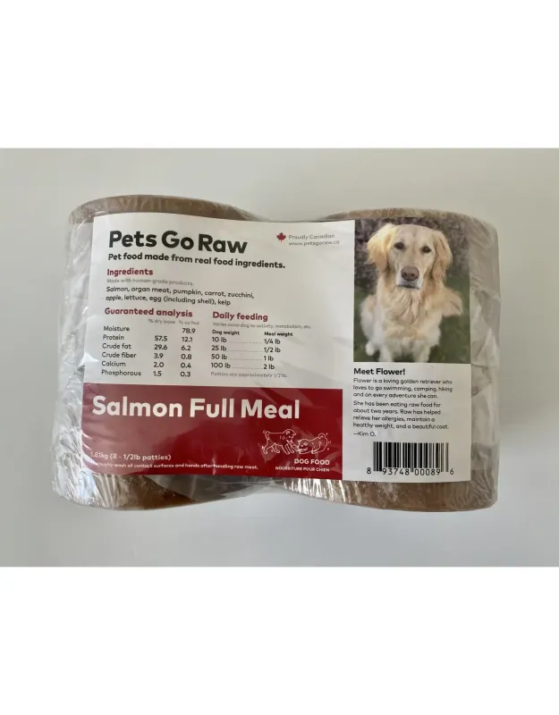  Pets Go Raw - Salmon Full Meal Dog