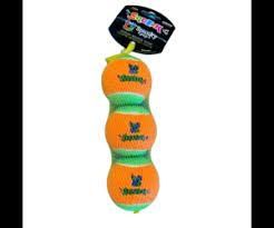 Spunky Pup - Squeaky Tennis Balls 3pk