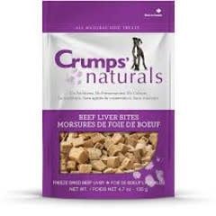 Crumps Naturals - Beef Liver Bites Dog 155g