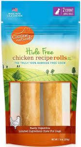 Canine Naturals Hide-Free Chicken Rolls