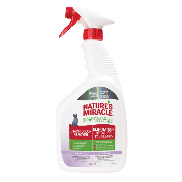 Natures Miracle - Stain &amp; Odour Remover Spray (Lavender) Cat