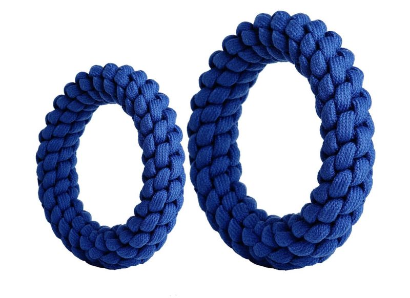 Pet Ki - RompiDogz Tug N&#39; Toss Rope Toy Blue