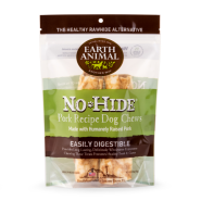 Earth Animal - No Hide Chew Pork Dog 2pk