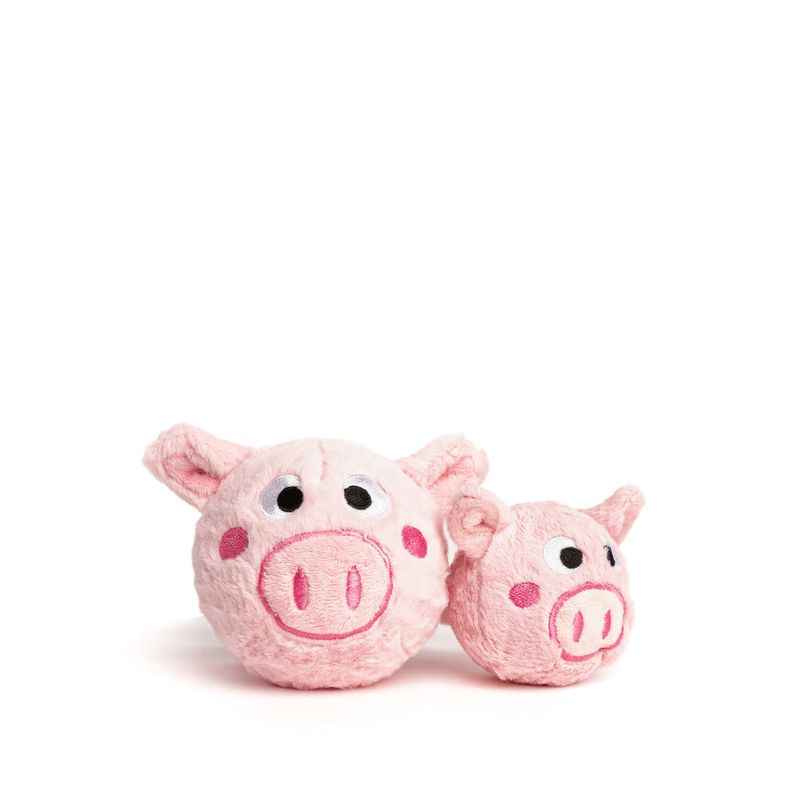 Fabdog - Faball Squeakey Dog Toy Pig