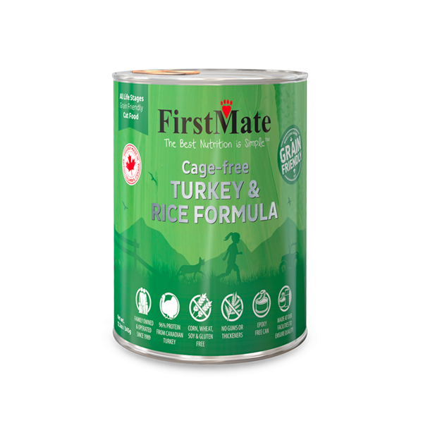 FirstMate - GFriendly Cage Free Turkey/Rice Dog 12.2oz