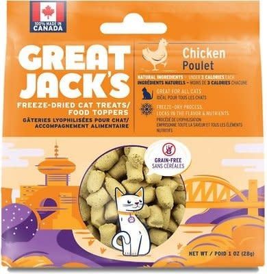Great Jack&#39;s - Freeze Dried Cat Treats Chicken