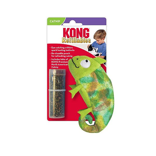 Kong - Fillable Chameleon Cat