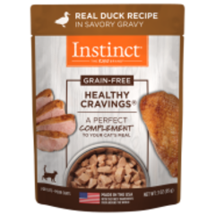Instinct - Healthy Cravings GF Pouches Duck Cat 3oz