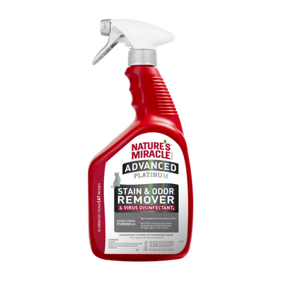 Natures Miracle - Cat Advanced Platinum Stain Odour &amp; Virus Disnfct 32 oz