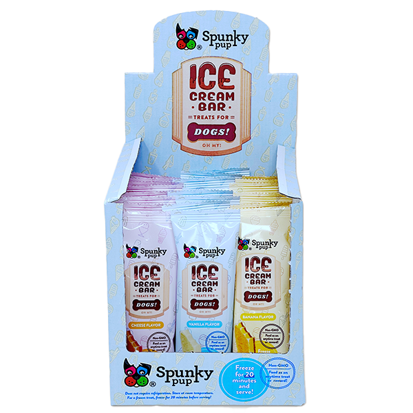 Spunky Pup - Dog Ice Cream PDQ Assorted Flavours