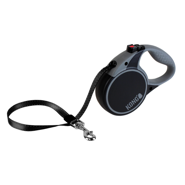 Kong - Retractable Leash Terrain 16&#39; Black