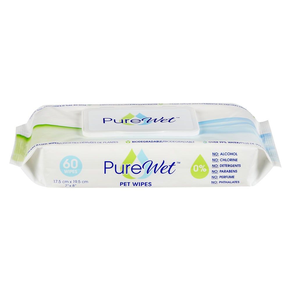 Purewet - Pet Wipes 60ct
