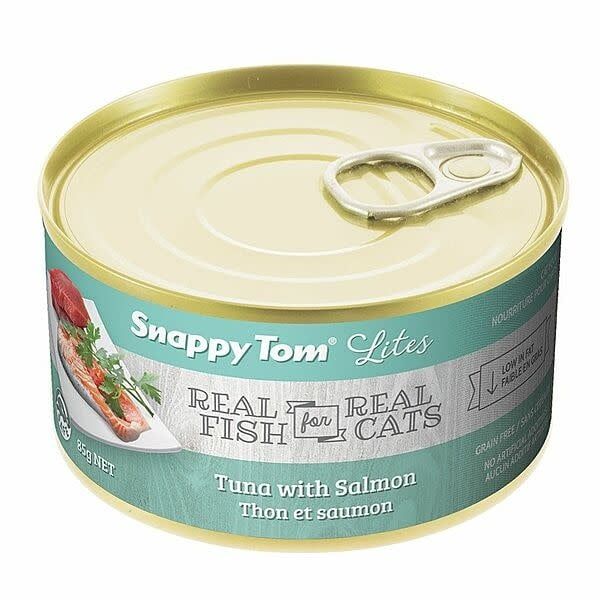 Snappy Tom - Lites Tuna with Salmon 156g Cat