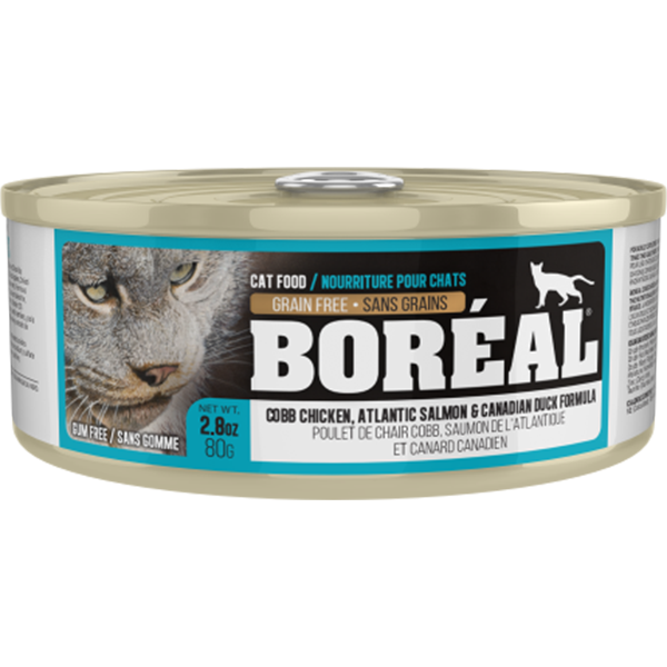 Boreal - Cobb Chicken Atlantic Salmon &amp; Canadian Duck Cat 80g