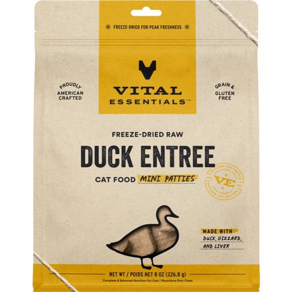 Vital Essentials - FD Raw Duck Mini Patties 8oz Cat