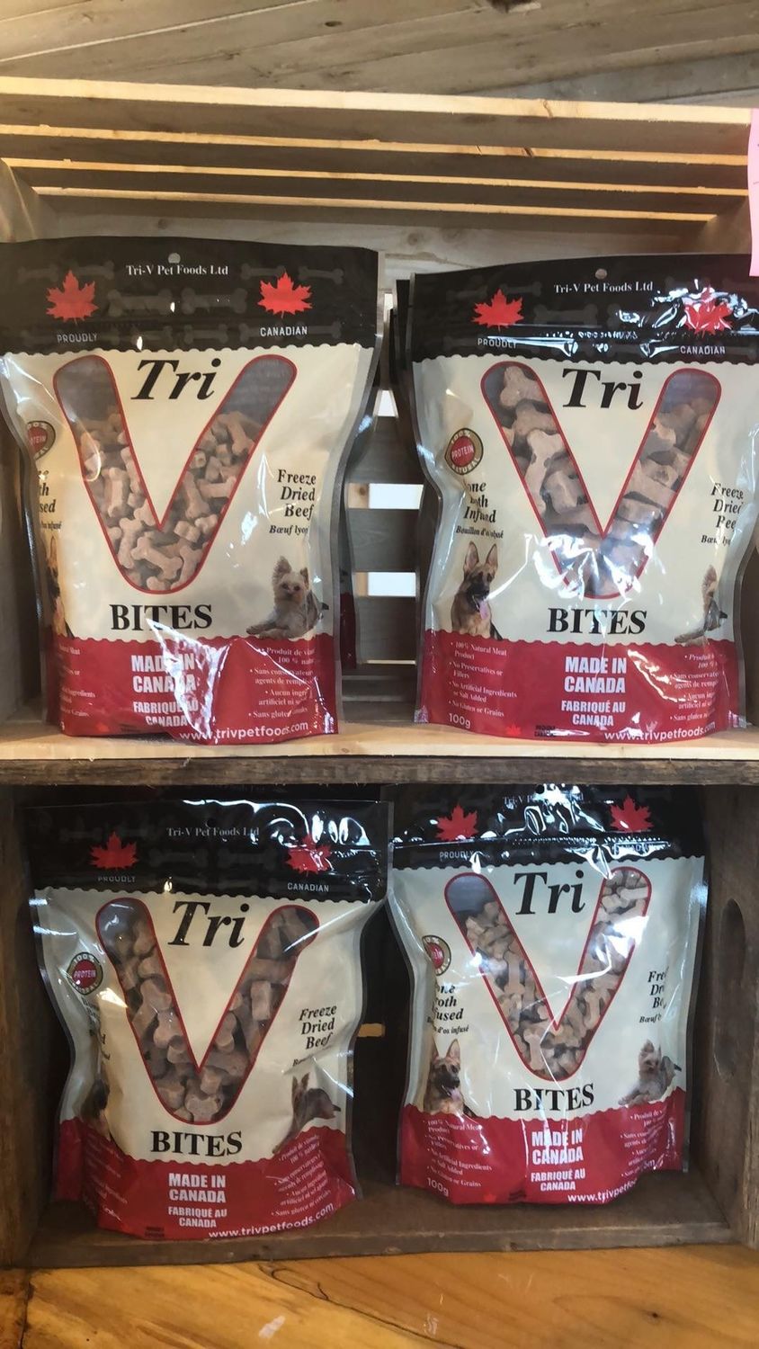 Tri-V - Freeze dried Beef Dog Treats 100g