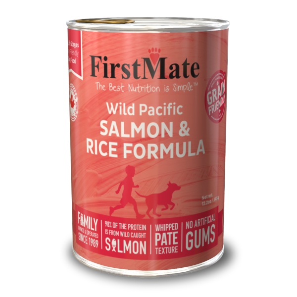 FirstMate - GFriendly Wild Salmon/Rice Dog 12.2oz
