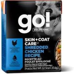 Go! - Skin &amp; Coat Shredded Chicken Dog 12.5oz