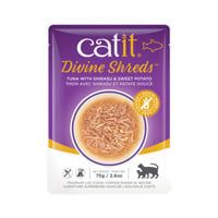 Catit - Devine Shreds Tuna w/ Shirasu &amp; Sweet Potato Cat 75g