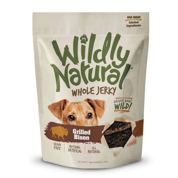 Wildly Natural - Whole Jerky Strips Grilled Bison 141g