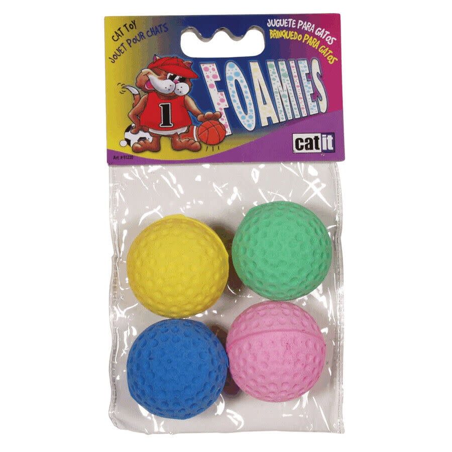 Catit - Sponge Golf Balls Cat Toy 4 pk