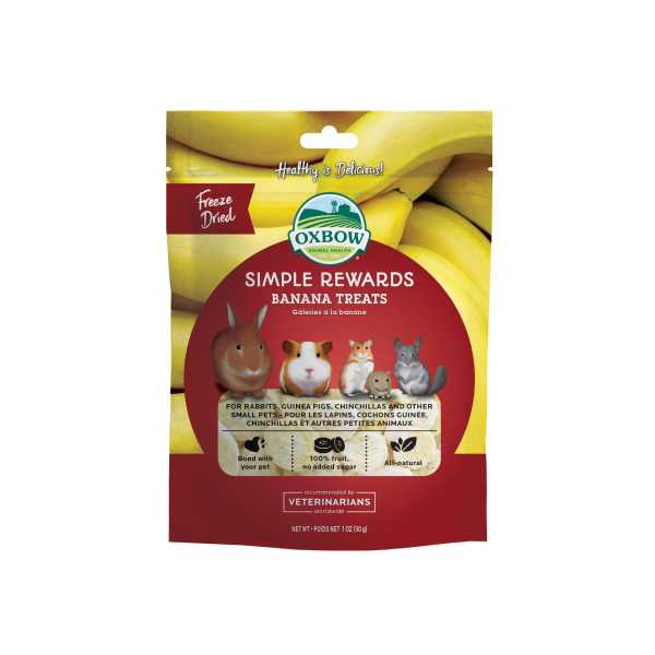 Oxbow - Simple Rewards Banana Treats 30g