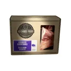 K9 Choice - Assorted Bison Bones 1.36KG