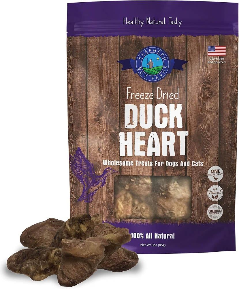 Shepherd Boy Farms - Freeze Dried Duck Hearts 226g