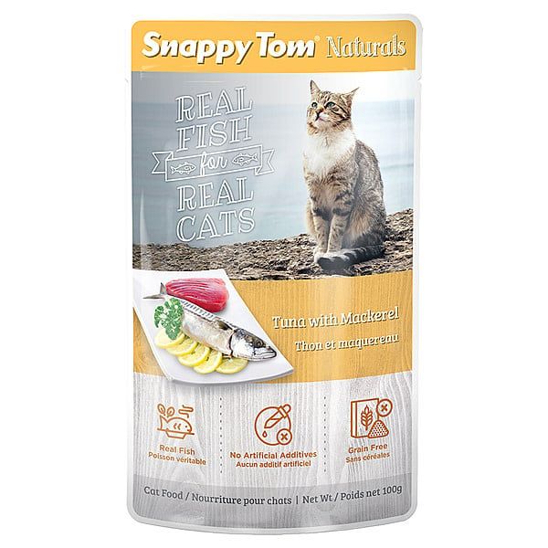 Snappy Tom - Naturals Tuna with Mackerel 100g Cat