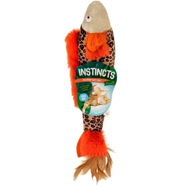 Instincts - HappyNip Crinkle Plush Kicker | Cat
