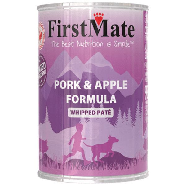 FirstMate - LID GF Pork &amp; Apple Dog 12.2oz
