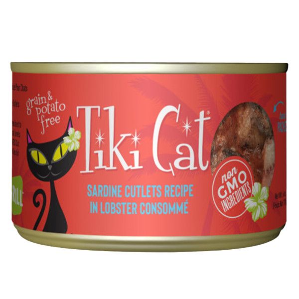 Tiki Cat - Hawaiian Grill GF Bora Bora Sardine/Lobster 6 oz