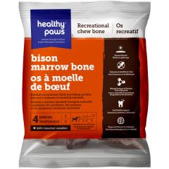 Healthy Paws - Frozen Bison Marrow Bones Small 4pk
