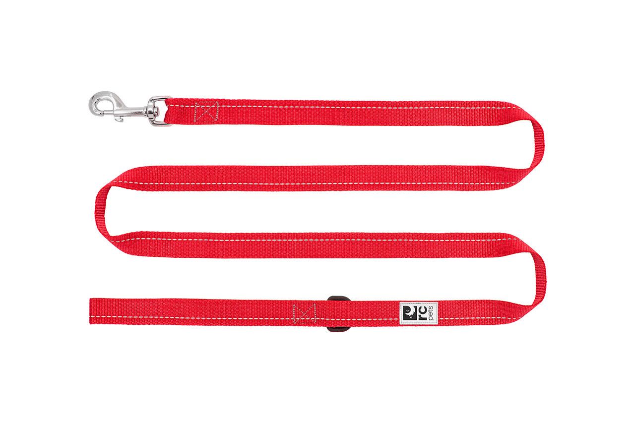 RC Pets - Leash Primary 1&quot;x6&#39;, Color: Red