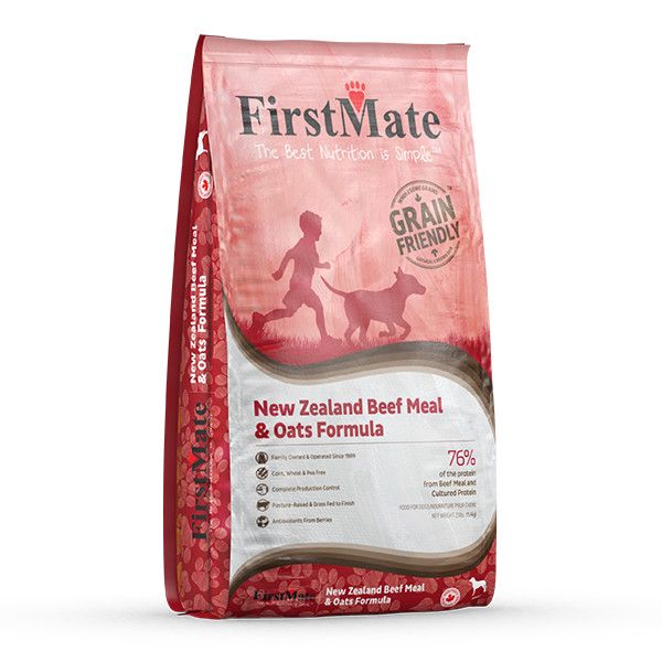 Firstmate - GFriendly New Zealand Beef &amp; Oat Dog, Size: 25lb
