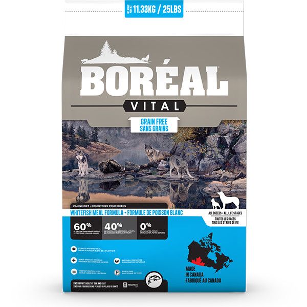 Boreal Vital - GF White Fish Dog , Size: 11.3kg